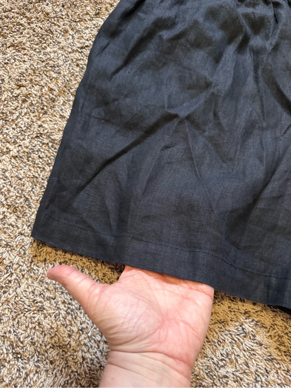 J. Crew Black High-Rise Elastic Waist Shorts - Picture 8 of 16